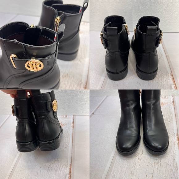 Tommy Hilfiger Women's Rezin Ornamented Zip-Up Booties SIZE 6M - Picture 14 of 17